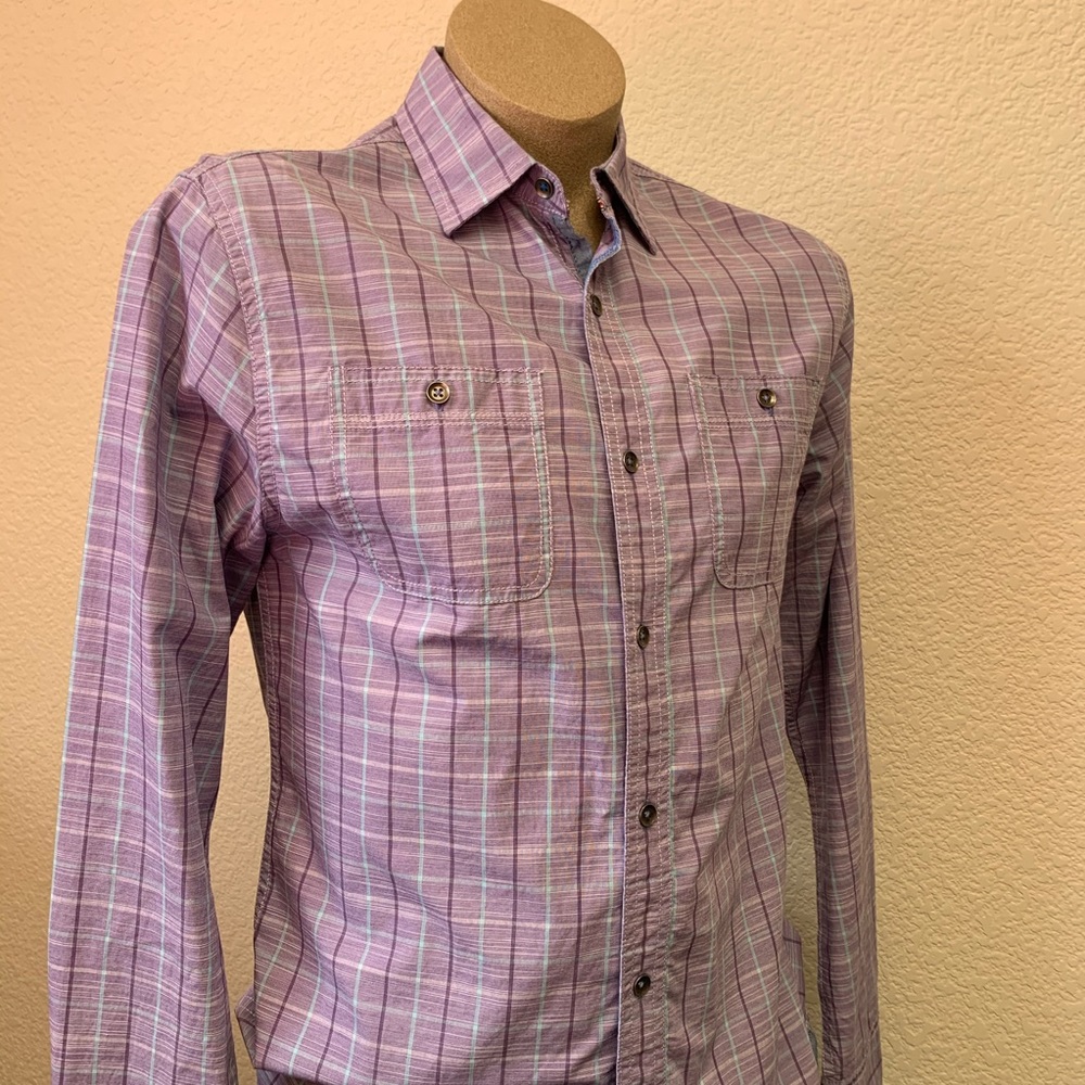 Stitch Fix Flag & Anthem Plaid Shirt size Small